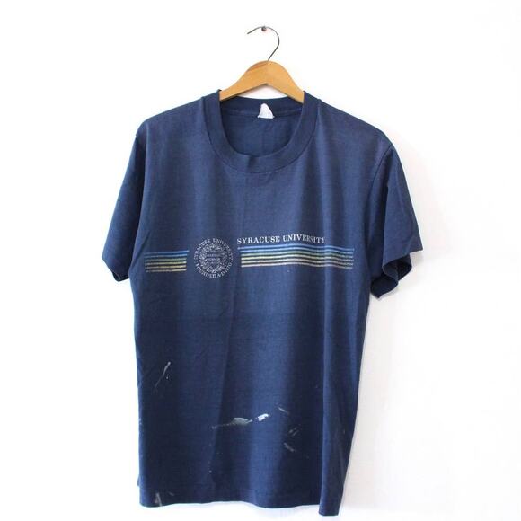 Vintage Syracuse University Orangemen T Shirt Large - Picture 1 of 4